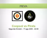 Pronóstico Coopsol Pirata (17 agosto 2025)