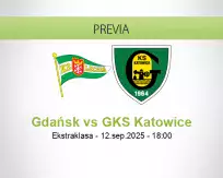 Pronóstico Gdańsk GKS Katowice (12 septiembre 2025)
