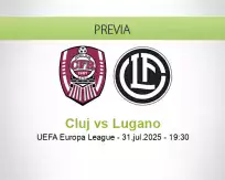 Pronóstico Cluj Lugano (31 julio 2025)