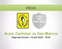 Pronóstico Acad. Cantolao San Marcos (03 abril 2026)
