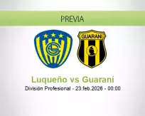Luqueño vs Guaraní