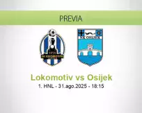 Pronóstico Lokomotiv Osijek (31 agosto 2025)
