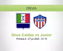 Pronóstico Once Caldas Junior (26 julio 2025)