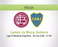 Lanús vs Boca Juniors