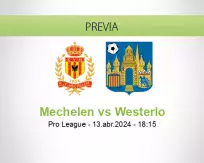 Pronóstico Mechelen Westerlo (13 abril 2024)