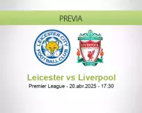 Leicester vs Liverpool