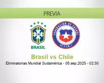 Pronóstico Brasil Chile (04 septiembre 2025)