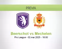 Pronóstico Beerschot Mechelen (02 marzo 2025)