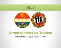 Pronóstico Strømsgodset Tromsø (13 julio 2025)