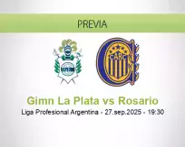 Pronóstico Gimn La Plata Rosario (27 septiembre 2025)