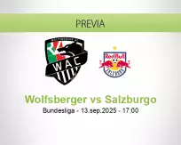 Pronóstico Wolfsberger Salzburgo (13 setiembre 2025)