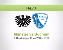 Pronóstico Münster Bochum (06 febrero 2026)