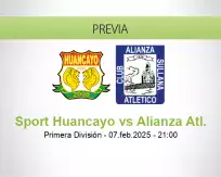 Pronóstico Sport Huancayo Alianza Atl. (07 febrero 2025)