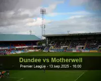 Pronóstico Dundee Motherwell (13 septiembre 2025)
