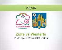 Pronóstico Zulte Westerlo (31 enero 2026)