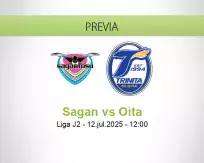 Pronóstico Sagan Oita (12 julio 2025)