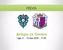 Pronóstico Avispa Cerezo (13 septiembre 2025)