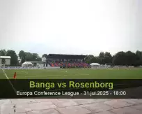 Pronóstico Banga Rosenborg (31 julio 2025)