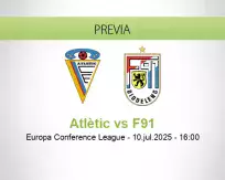 Pronóstico Atlètic F91 (10 julio 2025)