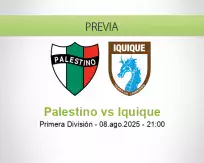 Pronóstico Palestino Iquique (08 agosto 2025)