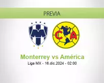 Pronóstico Monterrey América (15 diciembre 2024)