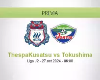 Pronóstico ThespaKusatsu Tokushima (27 octubre 2024)