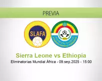 Pronóstico Sierra Leone Ethiopia (09 septiembre 2025)