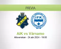 Pronóstico AIK Värnamo (24 abril 2024)