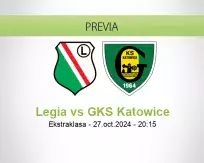 Pronóstico Legia GKS Katowice (27 octubre 2024)