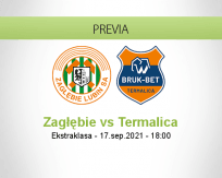 Pronóstico Zagłębie Termalica (17 septiembre 2021)