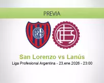 San Lorenzo vs Lanús