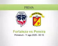 Pronóstico Fortaleza Pereira (10 agosto 2025)