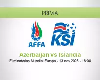 Pronóstico Azerbaijan Islandia (13 noviembre 2025)