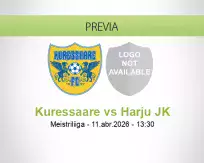 Pronóstico Kuressaare Harju JK (11 abril 2026)