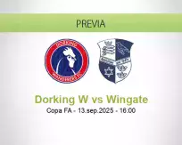 Pronóstico Dorking W Wingate (13 setiembre 2025)