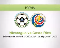 Pronóstico Nicaragua Costa Rica (05 septiembre 2025)
