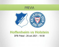 Pronóstico Hoffenheim Holstein (26 octubre 2021)