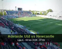 Pronóstico Adelaide Utd Newcastle (08 febrero 2026)
