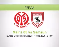 Mainz 05 vs Samsun