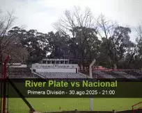 Pronóstico River Plate Nacional (30 agosto 2025)