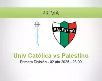 Univ Católica vs Palestino