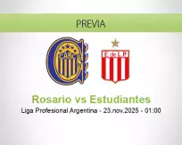 Pronóstico Rosario Estudiantes (23 noviembre 2025)