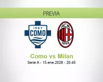 Como vs Milan