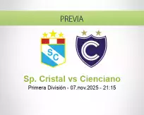 Sp. Cristal vs Cienciano