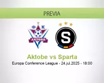 Pronóstico Aktobe Sparta (24 julio 2025)