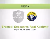 Pronóstico Sreenidi Deccan Real Kashmir (06 febrero 2025)