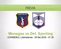 Pronóstico Monagas Def. Sporting (04 febrero 2025)