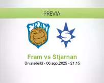Pronóstico Fram Stjarnan (06 agosto 2025)