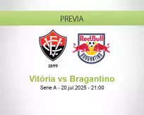 Pronóstico Vitória Bragantino (20 julio 2025)