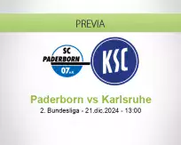 Pronóstico Paderborn Karlsruhe (21 diciembre 2024)